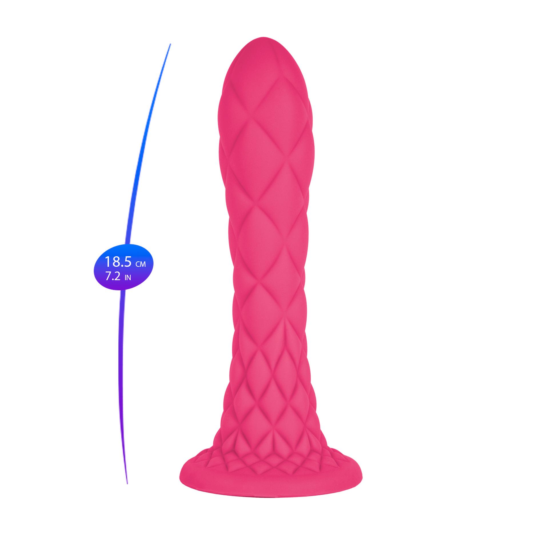 Фаллоимитатор Silexd Fantasy Line Dreamy 7”, 18.5 см (розовый)
