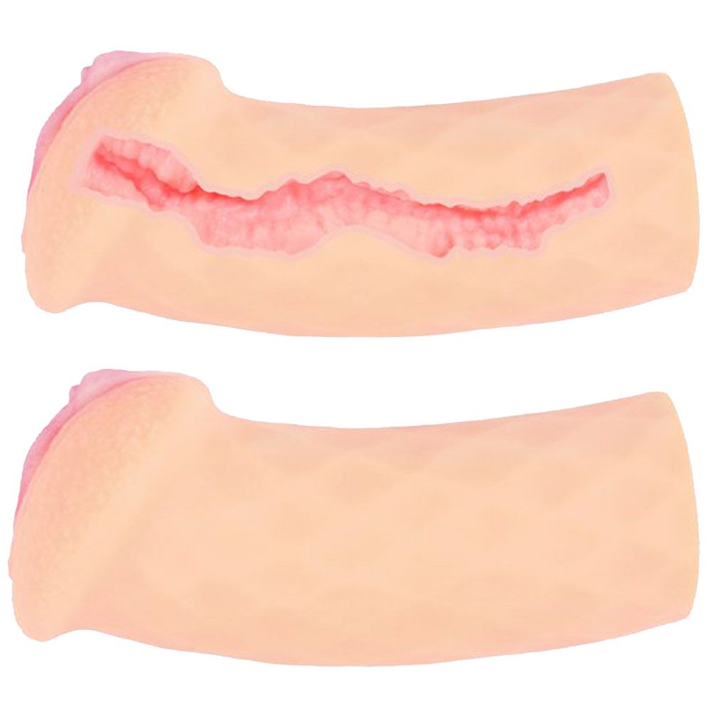Kokos Elegance 007 - Masturbator, W kolorze cielistym, 16 cm