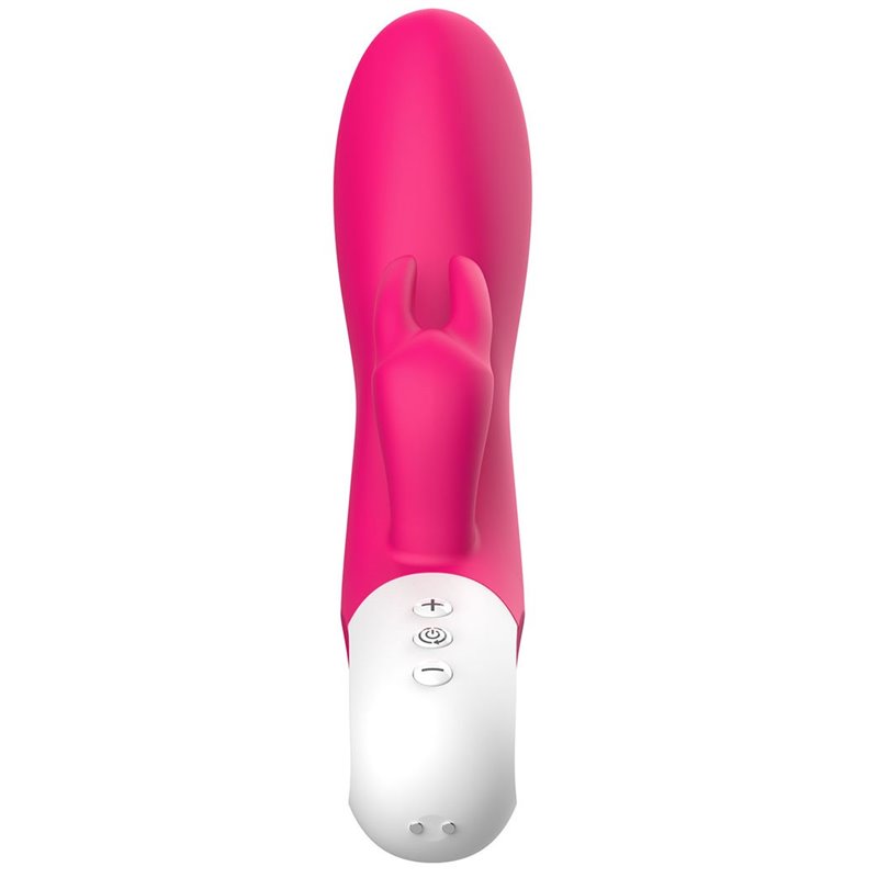 Вибратор-кролик Liebe Pleasure Toys Mighty Rechargeable Rabbit, 21.5 см (розовый)