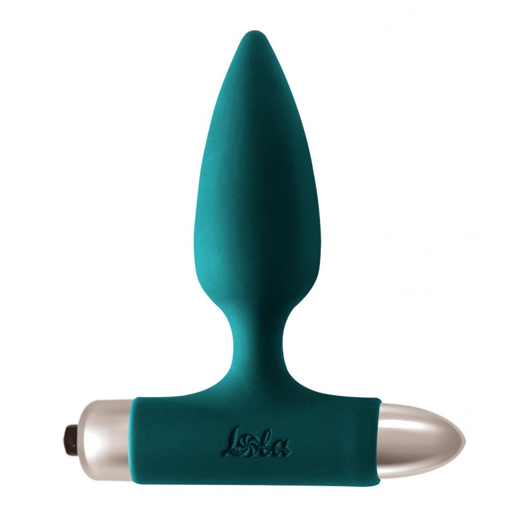 Korek analny z wibracją Lola Spice It Up, 11 cm (zielony)
