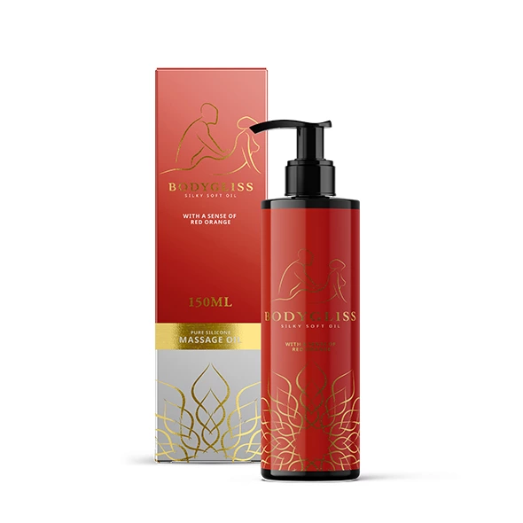 Массажное масло BodyGliss Silky Soft Oil Red Orange, 150 мл