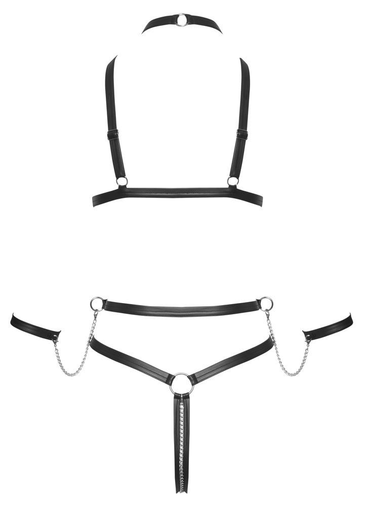 Боди Bad Kitty Strap, M (черный)