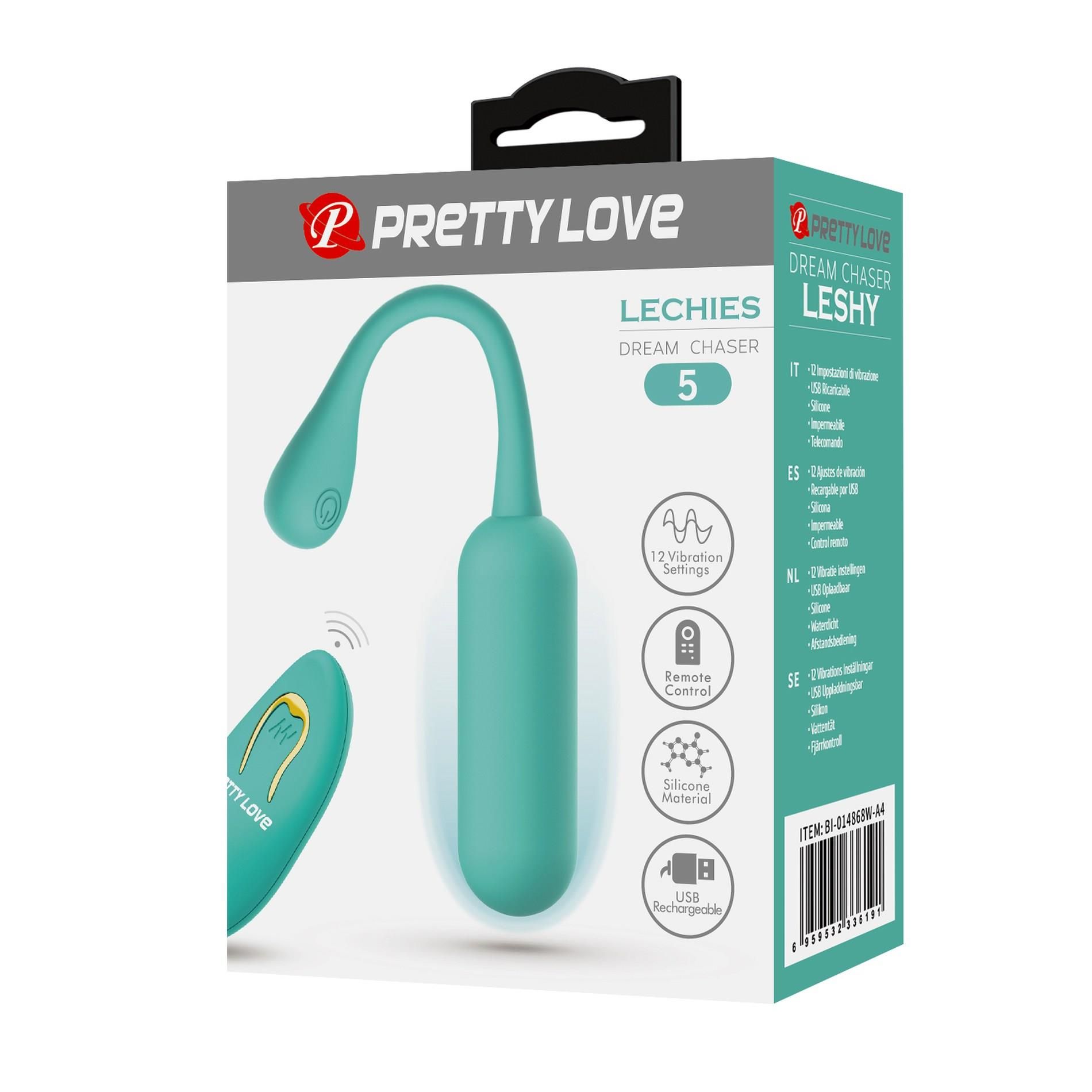 Виброяйцо Pretty Love Lechies Dream, 18,6 см (бирюзовый)