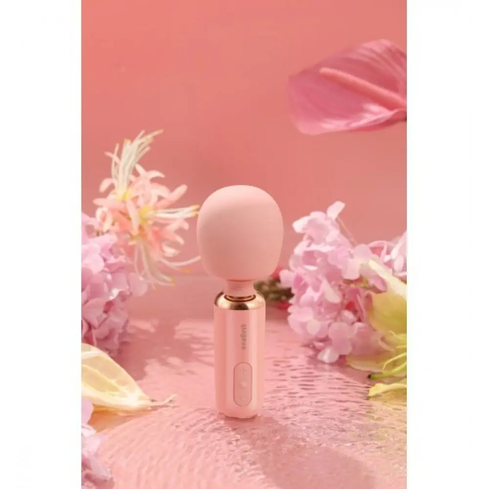 Вибромассажер Qingnan No.5 Powerful Mini Wand, 18,3 см (розовый)