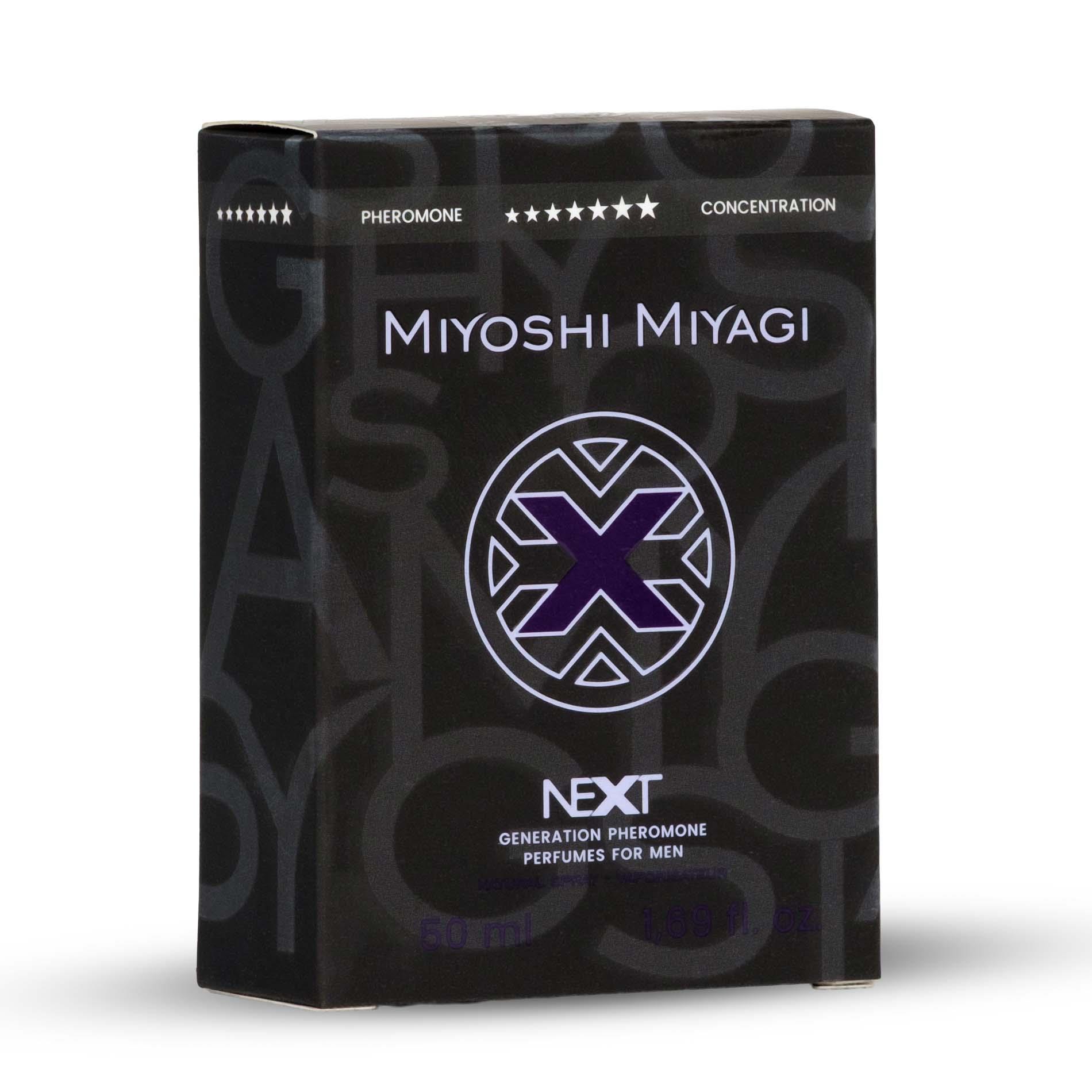 Męskie perfumy z feromonami Miyoshi Miyagi Next, 50 ml