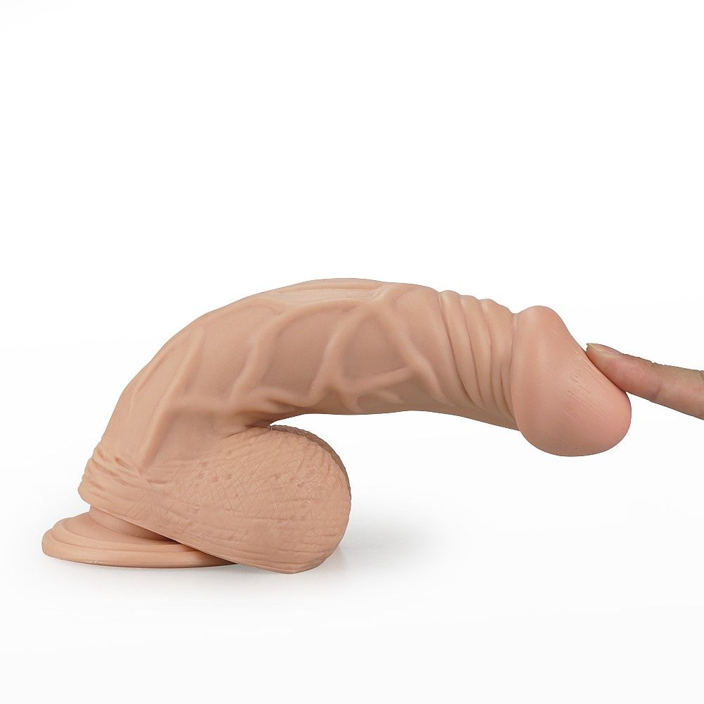 Вибратор Lovetoy Real Extreme 9", 23 см (телесный)