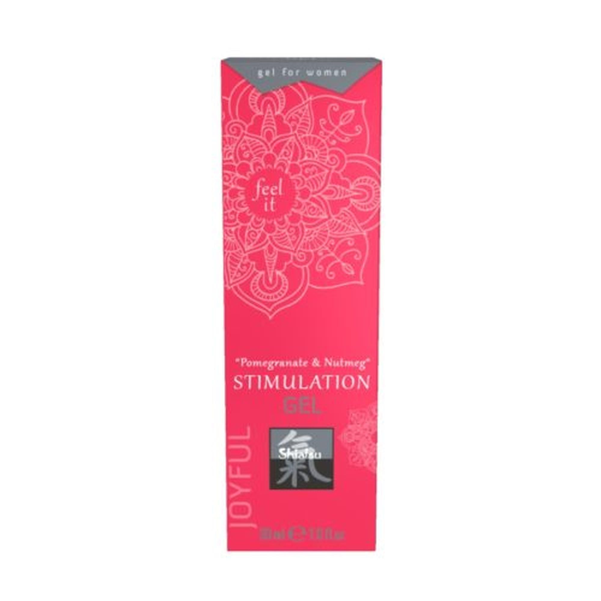 Возбуждающий гель Shiatsu Stimulation Gel Pomegranate & Nutmeg, 30 мл
