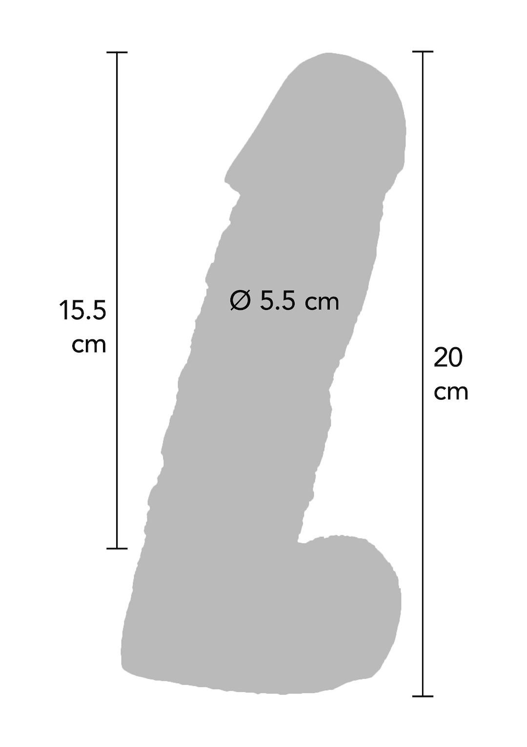 TOYJOY - Dildo, W kolorze cielistym, 20 cm, 20 cm