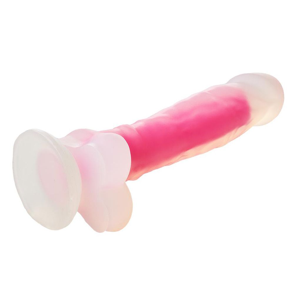 Неоновый фаллоимитатор Radiant Glow In The Dark, 21 см (фиолетовый)