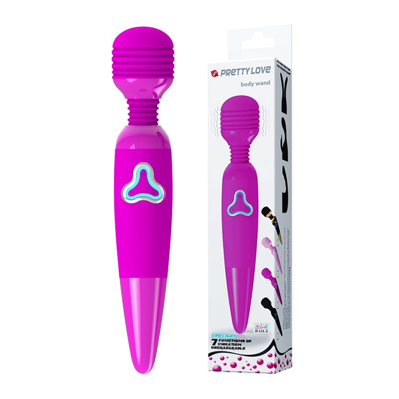 Вибромассажер Pretty Love Flirtacious Wand, 25 см (розовый)