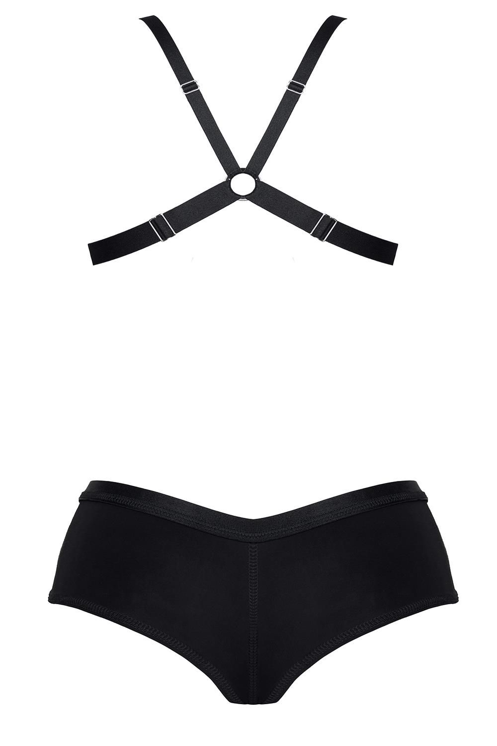 Комплект белья Demoniq LadyX Luna, M (черный)
