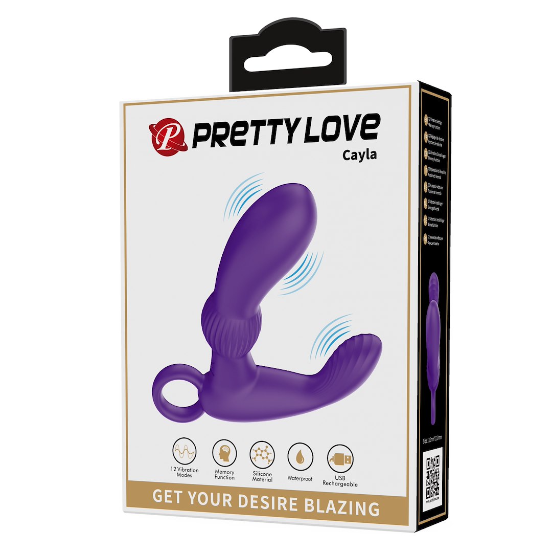 Стимулятор простаты Pretty Love Cayla, 11,2 см (фиолетовый)