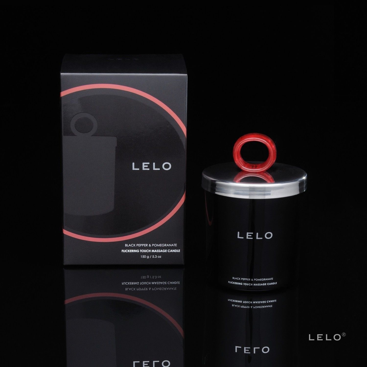 Свеча для массажа Lelo Black Pepper & Pomegranate, 150 г