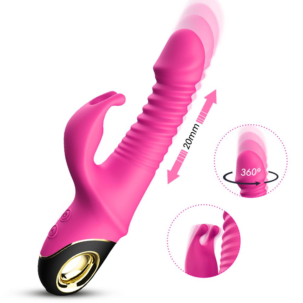 Вибратор-кролик B - Series Joy Zing, 22.7 см (розовый)