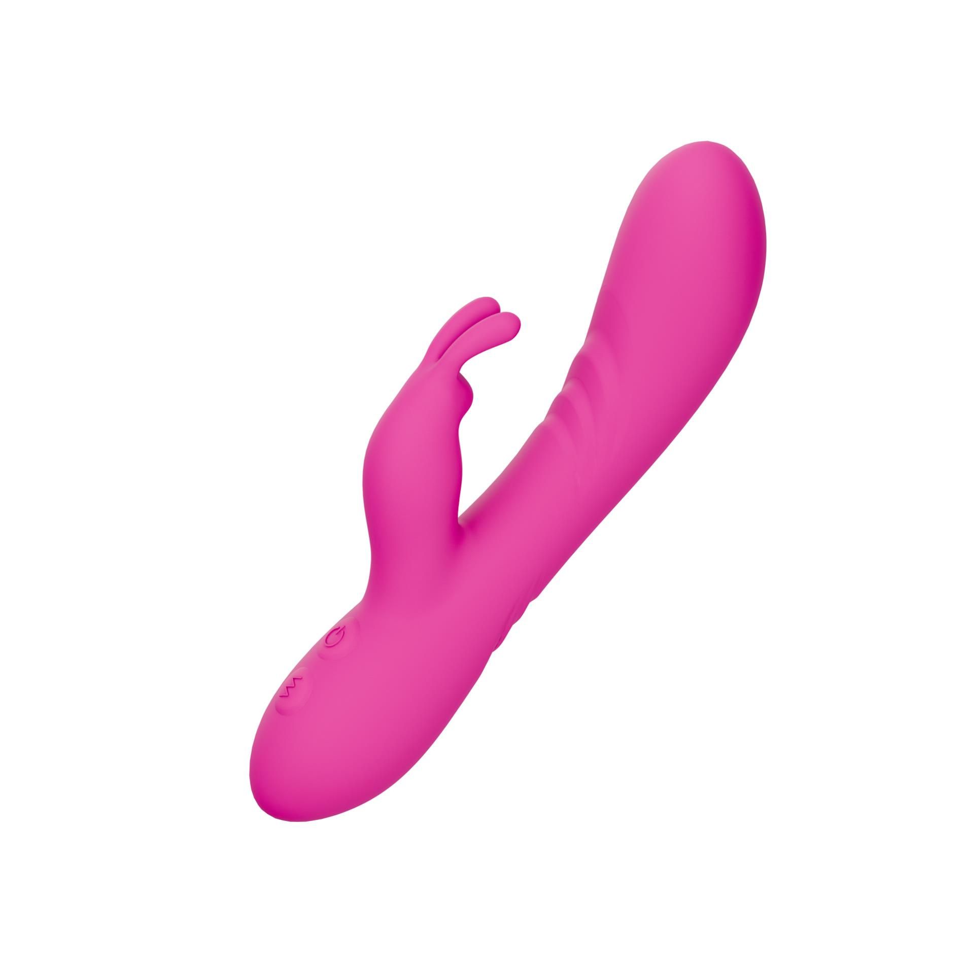 Wibrator królik B - Series Cute Jade, 17.8 cm (różowy)