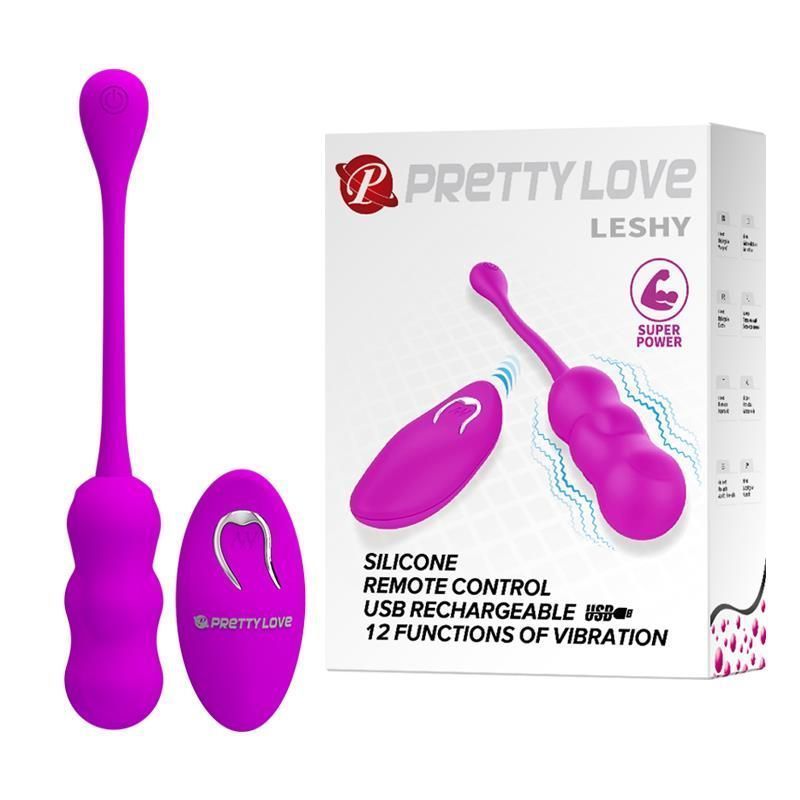 Виброяйцо Pretty Love Leshy, 18,6 см (фиолетовый)