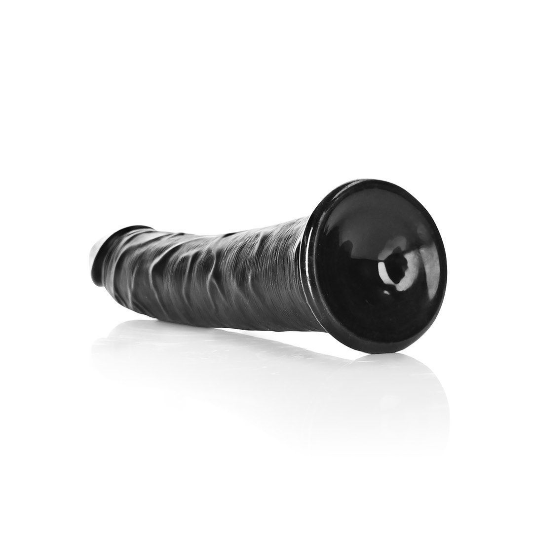 Фаллоимитатор RealRock Slim Realistic 7", 20 см (черный)
