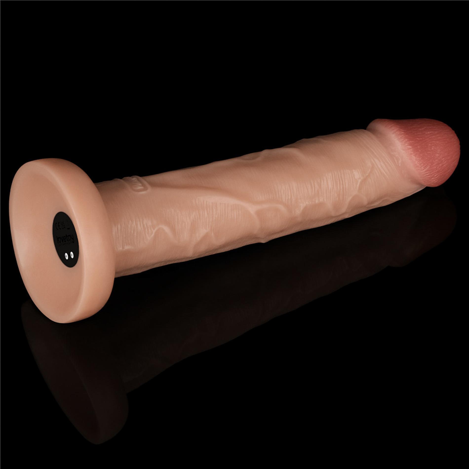 Вибратор Lovetoy Power Basics Cock 10'', 26,2 см (телесный)