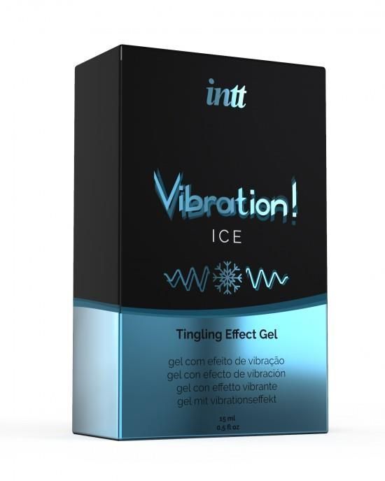 Жидкий вибратор Intt Vibration Ice мята, 15 мл