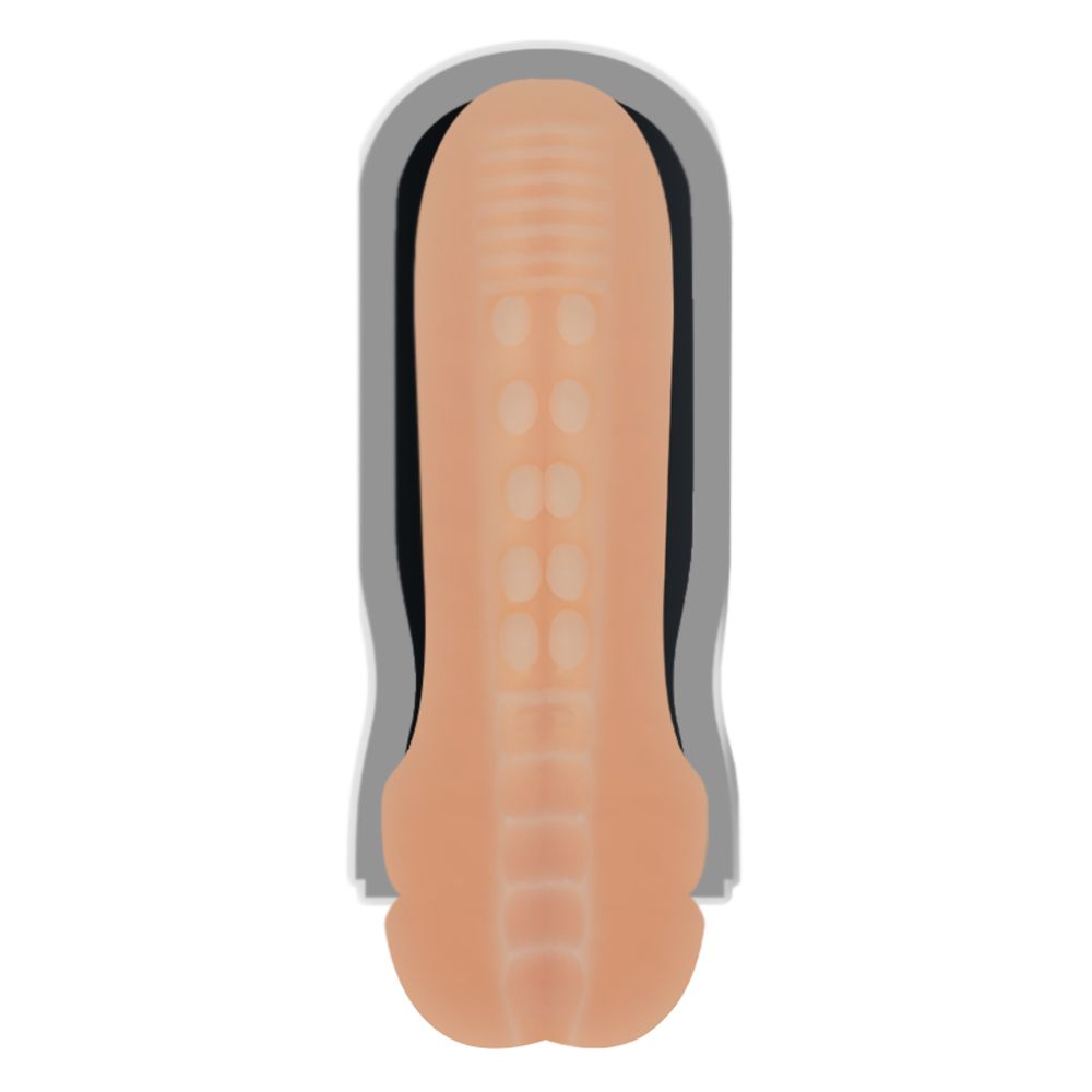 JAMYJOB Exciting Mouth - Masturbator, W kolorze cielistym, 16.5 cm