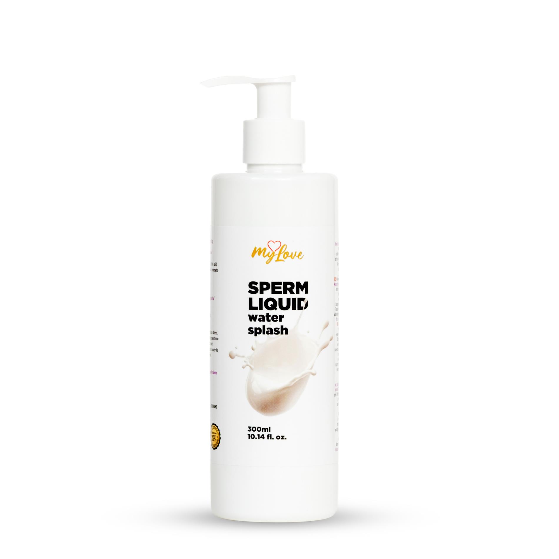 Лубрикант на водній основі MyLove Sperm Liquid Water Splash, 300 мл