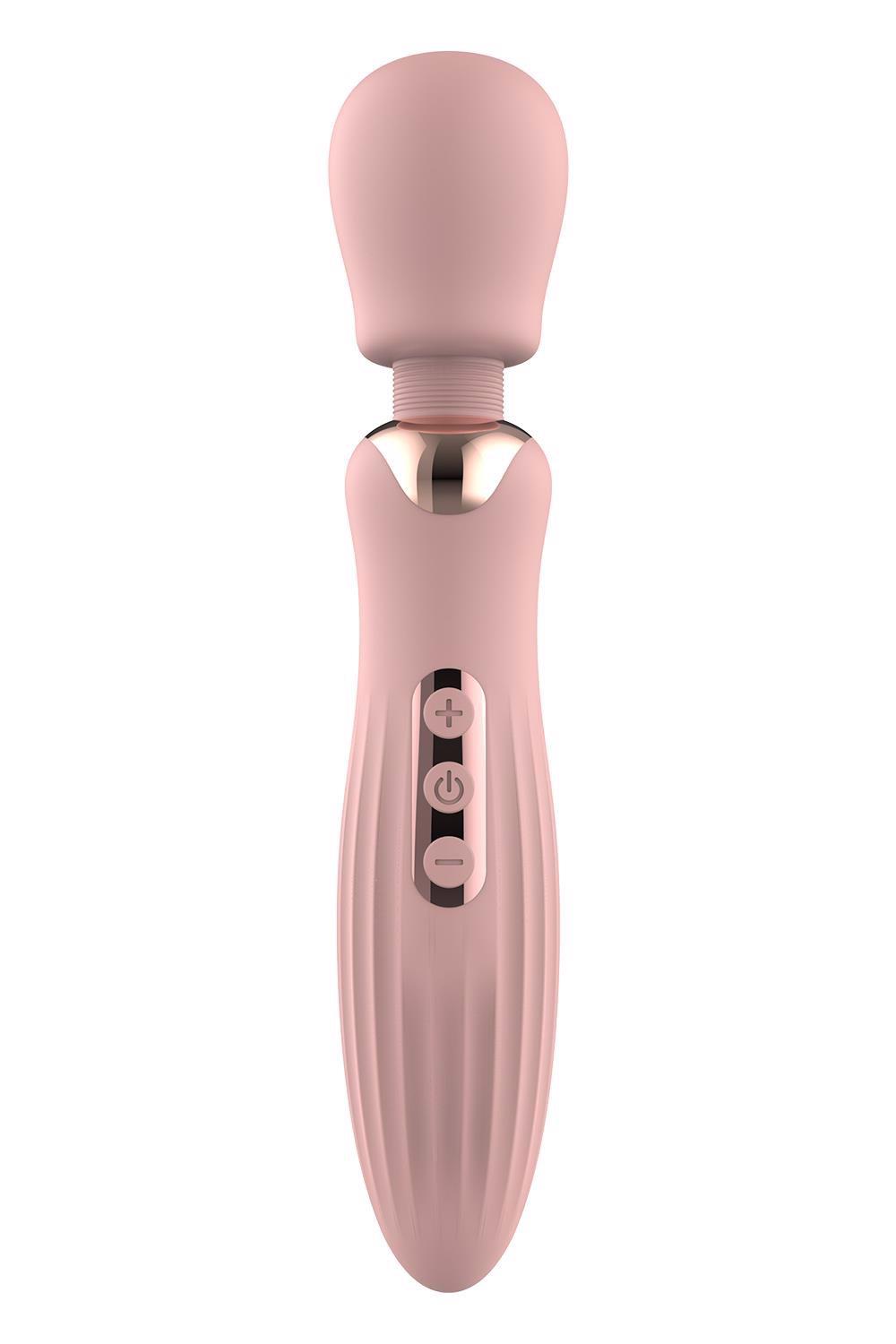 Вибратор Glam Large Wand, 24 см (светло-розовый)