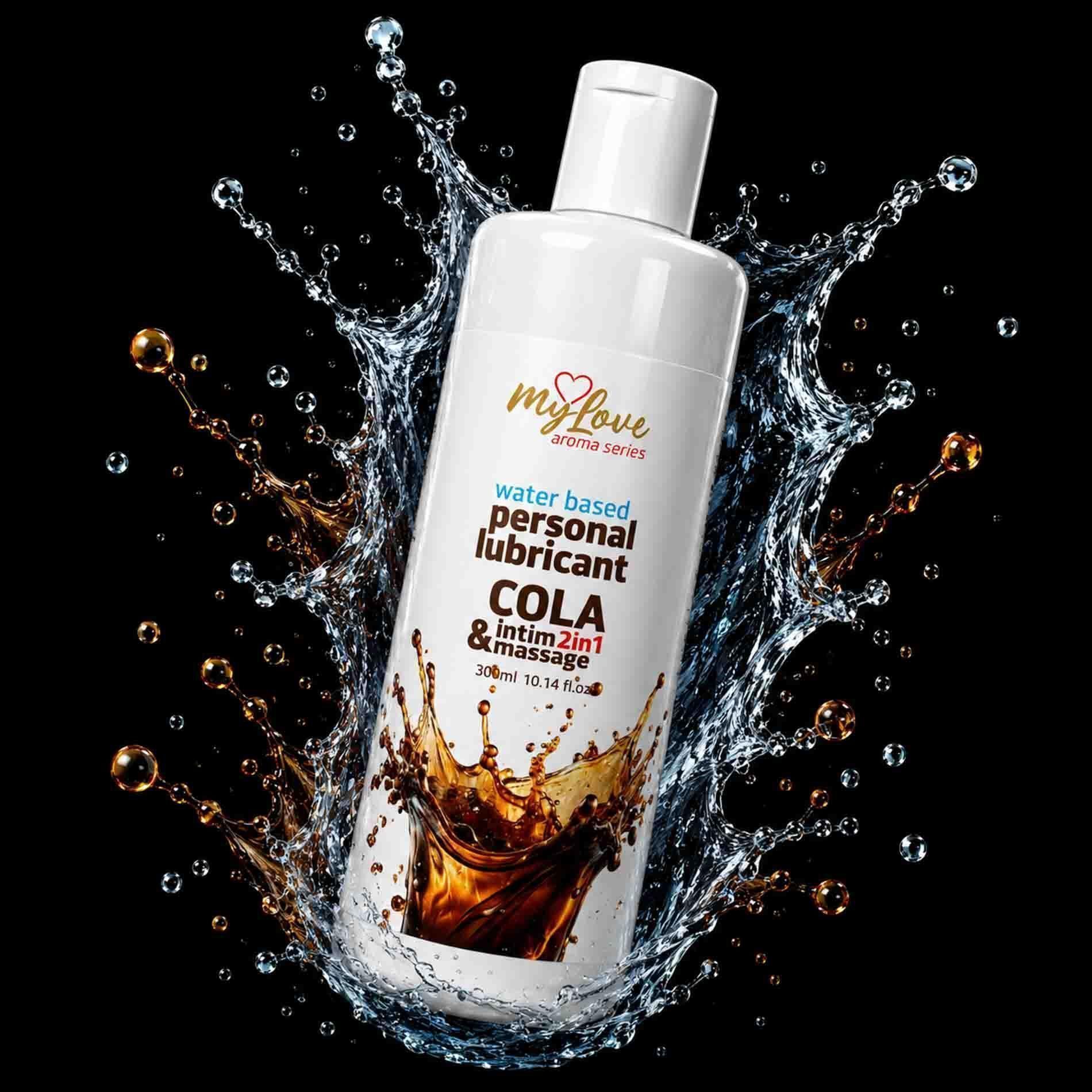 Lubrykant MyLove Aroma Series Intim&Massage 2in1 Cola, 300 ml