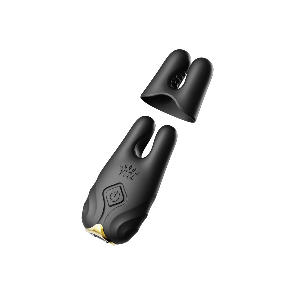 Вибратор для груди Zalo Nave Obsidian, 6,3 см (черный)
