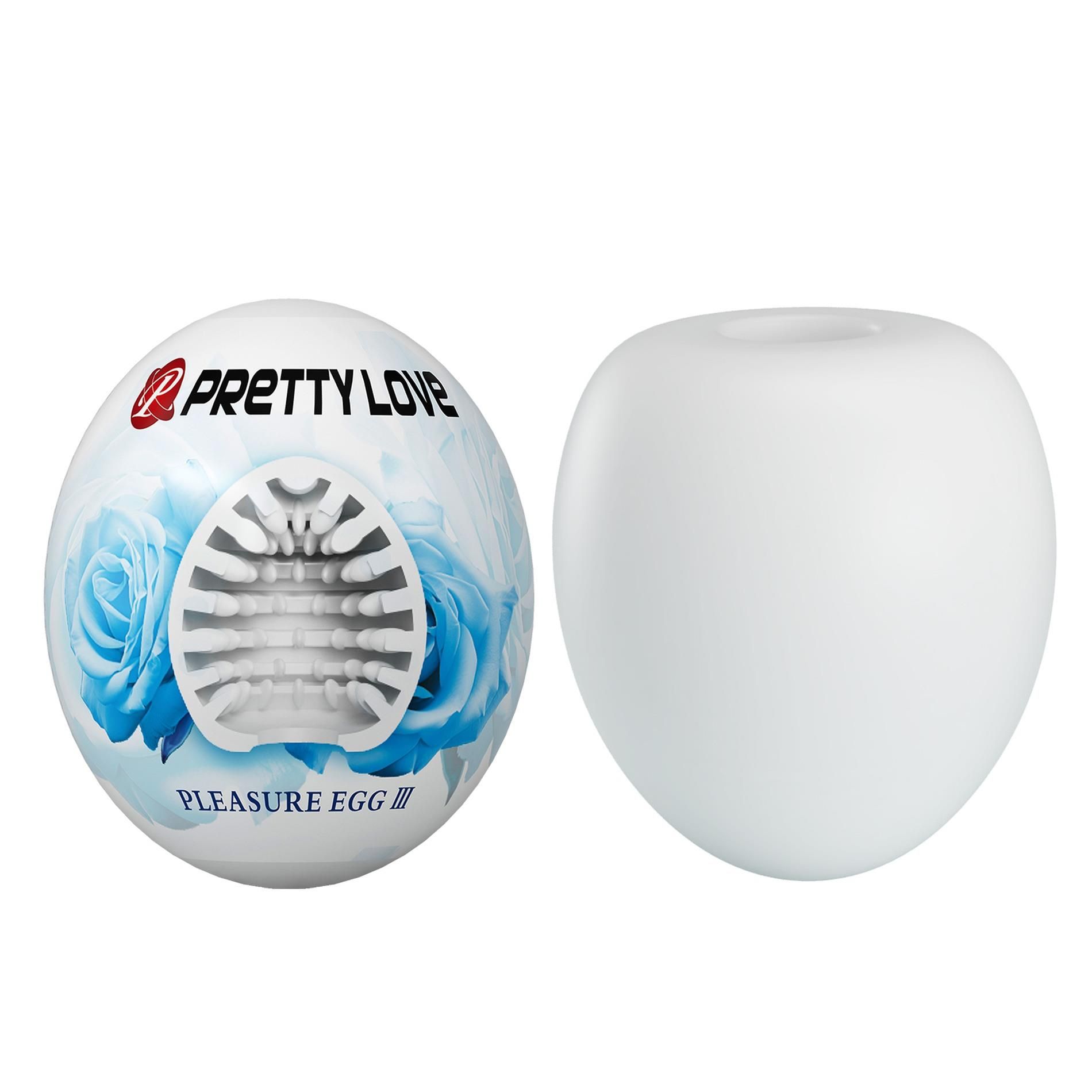 Мастурбатор яйцо Pretty Love Pleasure Egg III (белый)