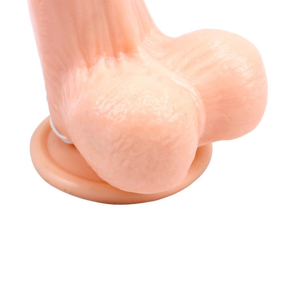 Вибратор Ballsy Super Cock James Deen 8.5", 21.5 см (телесный)