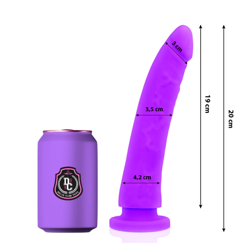 Фаллоимитатор Delta Club Lilac, 20 см (фиолетовый)