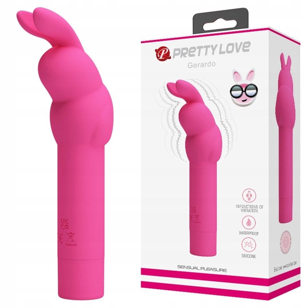 Вибратор Pretty Love Gerardo, 13,6 см (розовый)