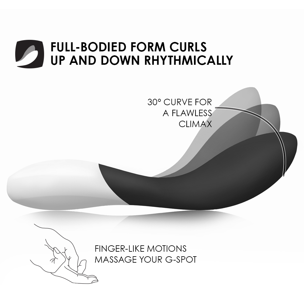 Вибратор Lelo Mona Wave, 19,5 см (черный)