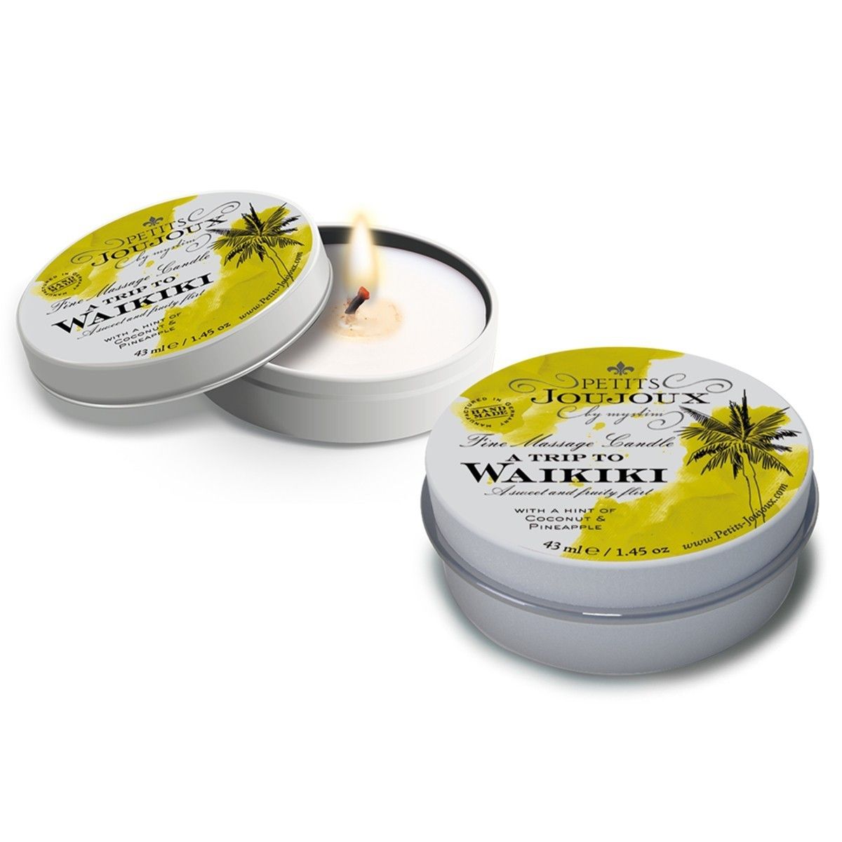Масажна свічка Petits Joujoux A Trip To Waikiki, 43 мл