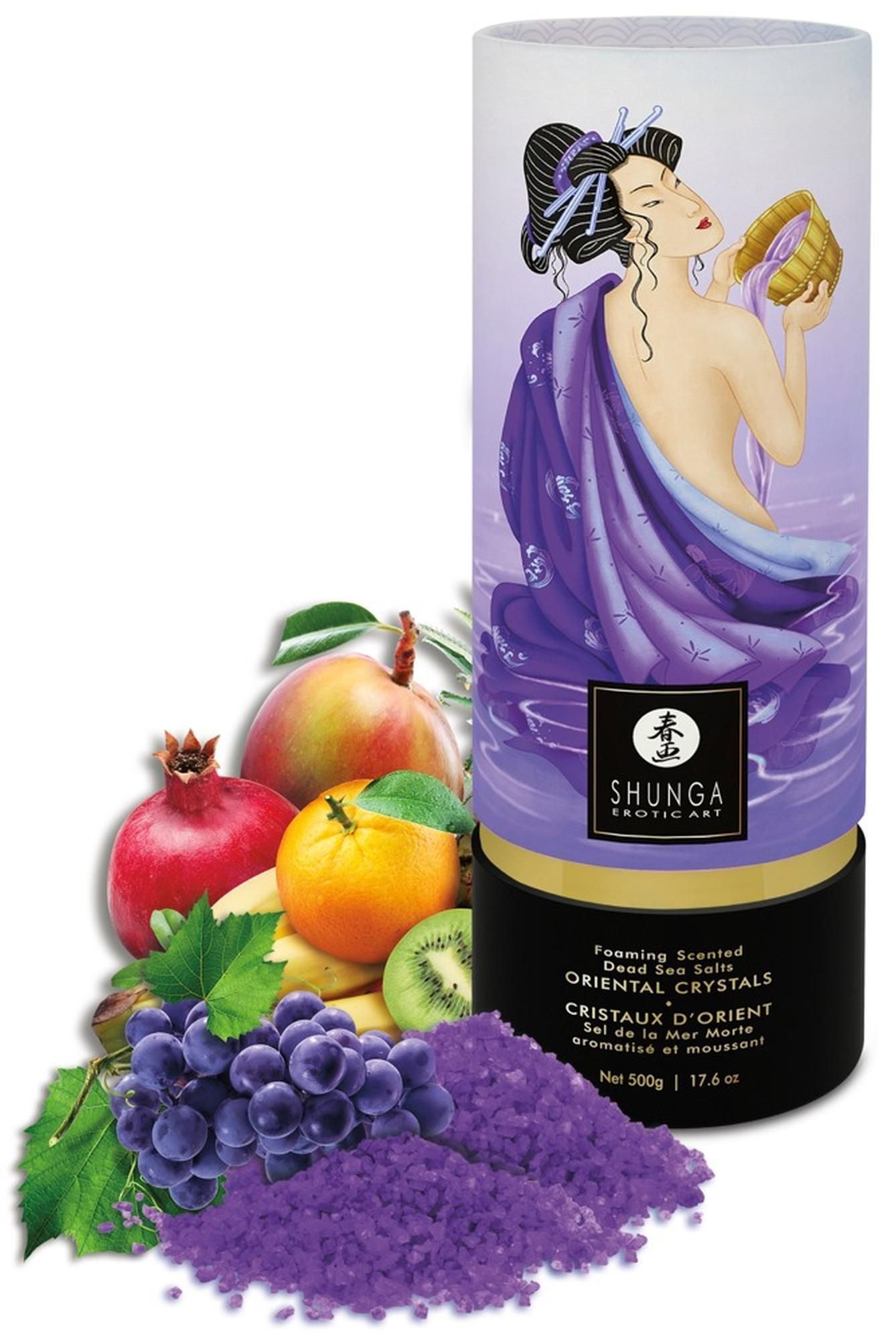 Соль для ванны Shunga Oriental Crystals Exotic Fruits, 500 г