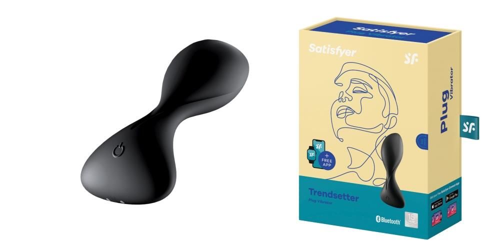 Korek analny Satisfyer Trendsetter, 11 cm (czarny)