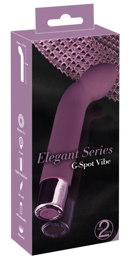 Вибратор Elegant Series G-Spot Vibe, 16 см (фиолетовый)