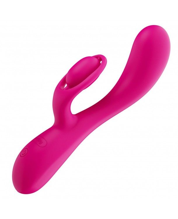 Wibrator królik Lovetoy L'Allure Swirl, 19.5 cm (różowy)