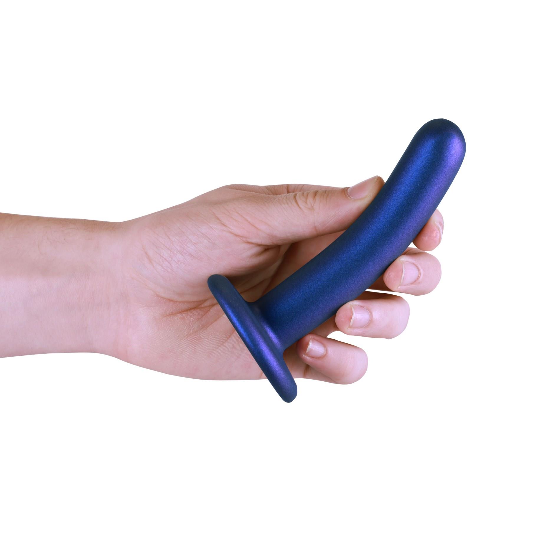 Фаллоимитатор Ouch! Smooth G-Spot Dildo 5'', 12.4 см (синий)