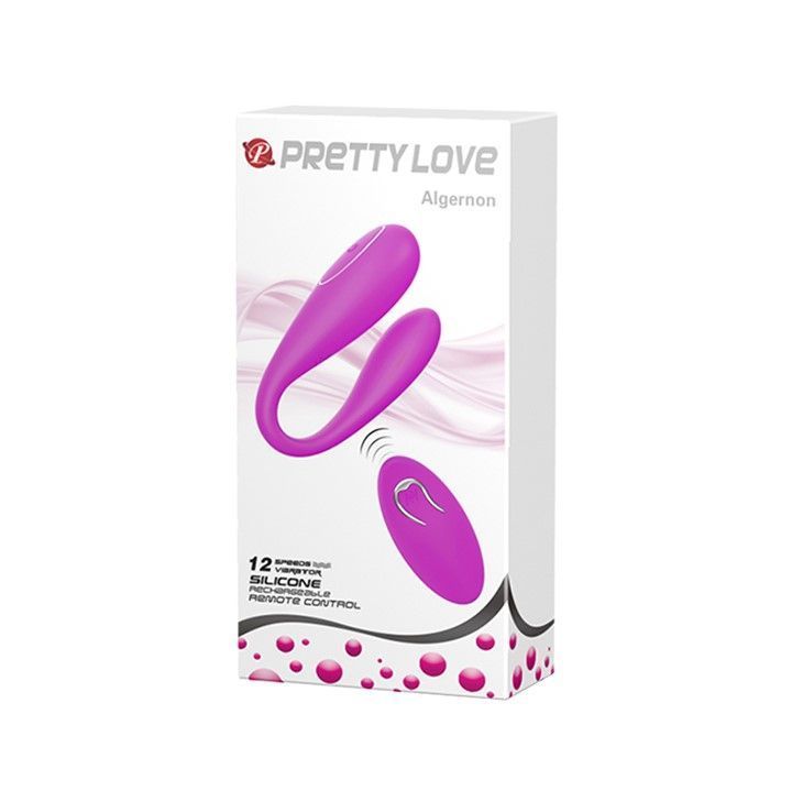 Виброяйцо Pretty Love Algernon, 9,6 см (фиолетовый)