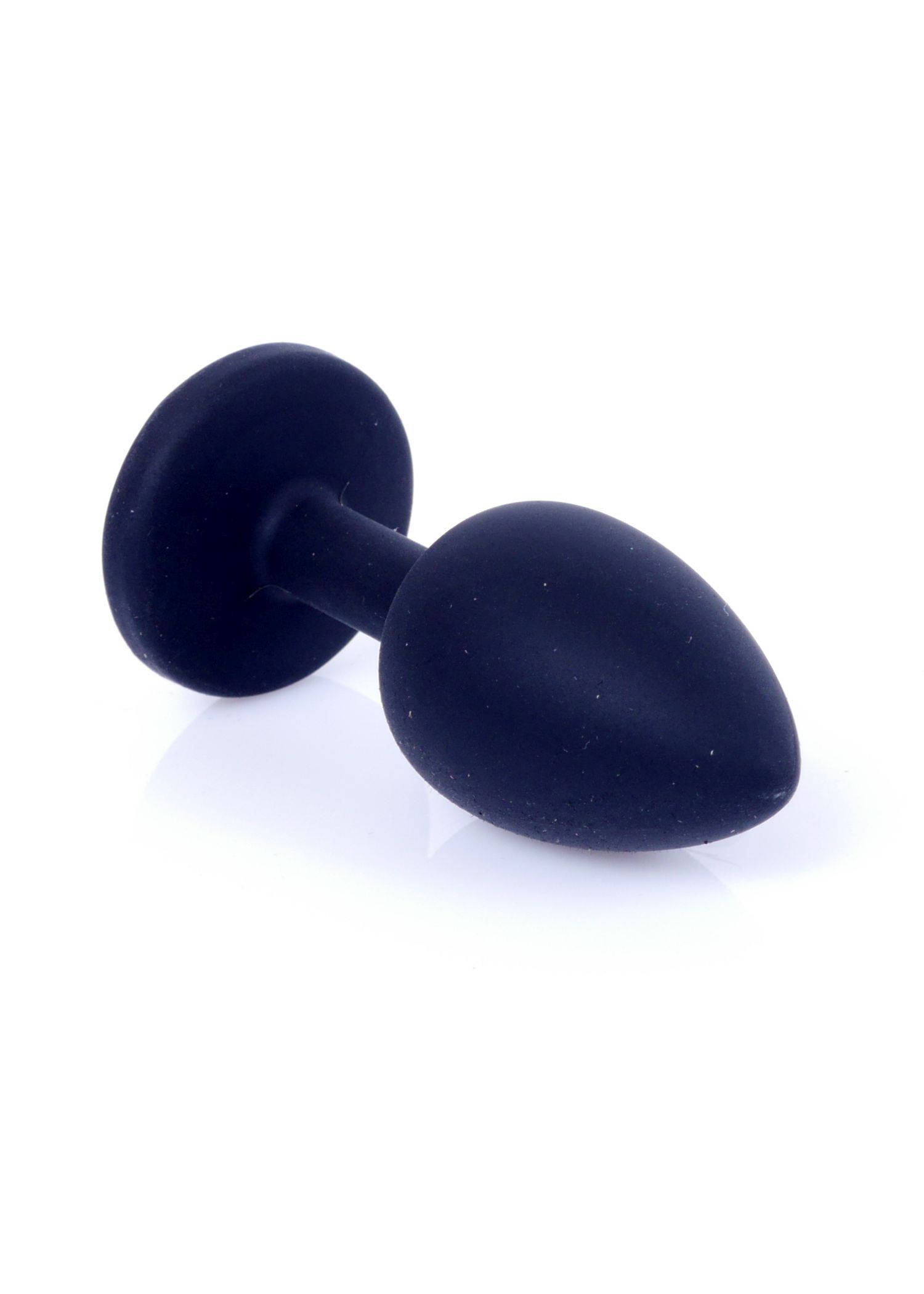 Силіконова анальна пробка з кристалом Boss Plug Jewellery, 8 см (рожевий)
