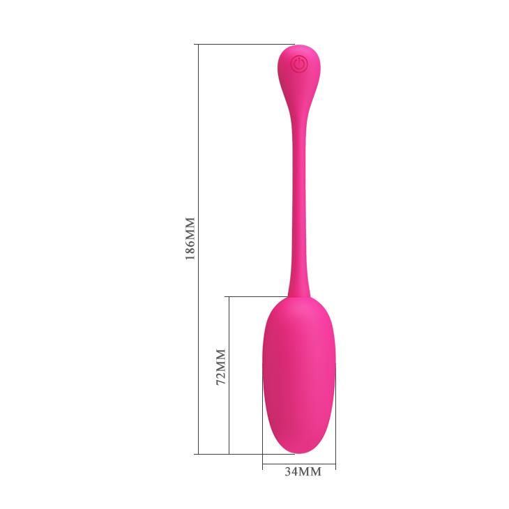 Виброяйцо Pretty Love Knucker, 18.6 см (розовый)