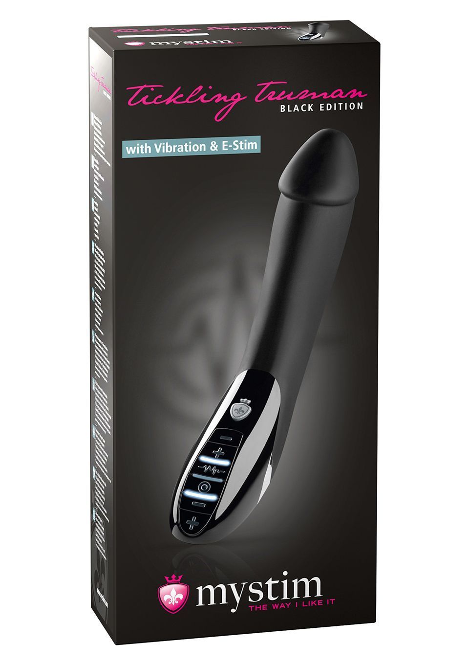 Вибратор Mystim Tickling Truma, 27 см (черный)