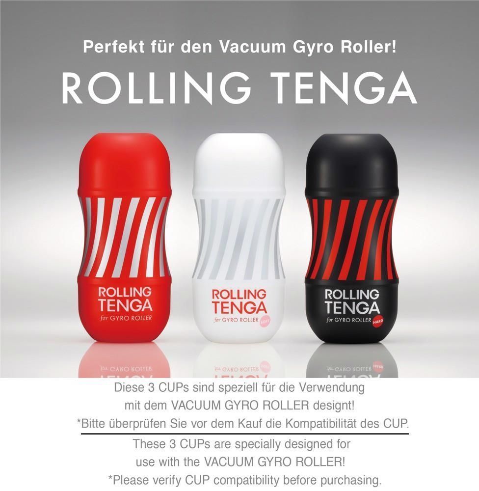 Мастурбатор Tenga Rolling Tenga Gyro Roller Cup Gentle (белый)