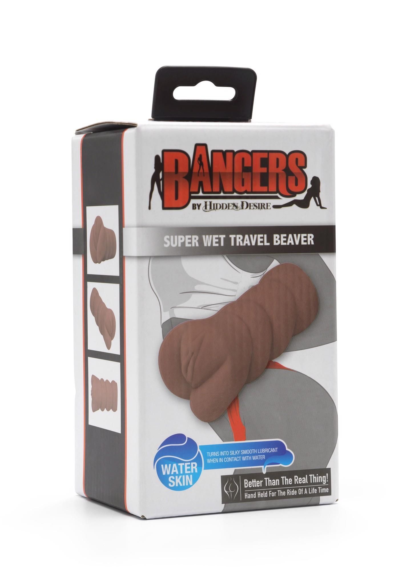 Masturbator Hidden Desire Bangers Super Wet Travel Beaver (brązowy)