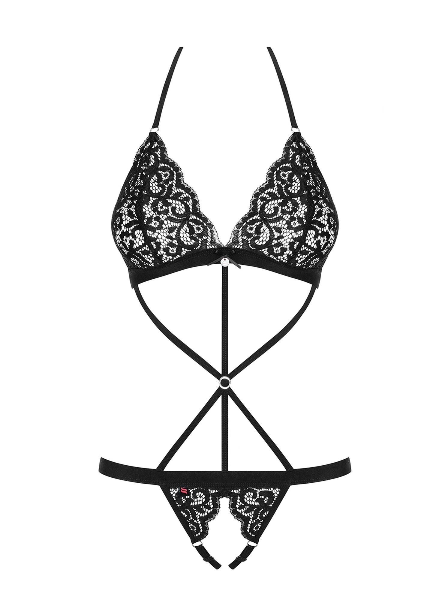Боди Obsessive 831-TED-1, S/M (черный)