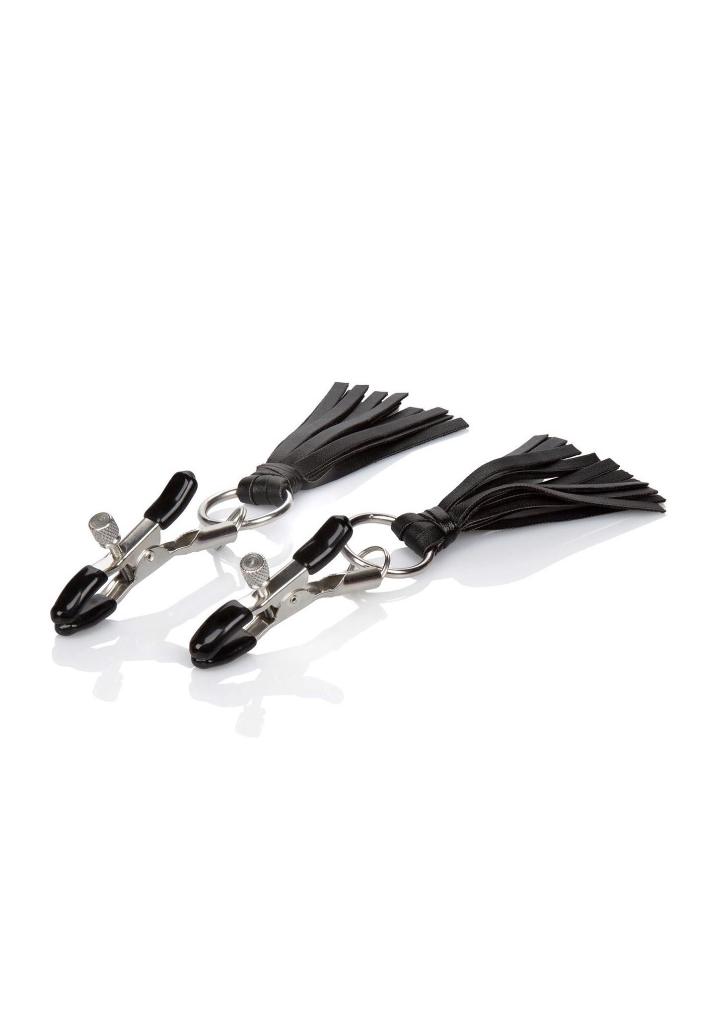 Зажимы для сосков Calexotics Playful Tassels (черный)