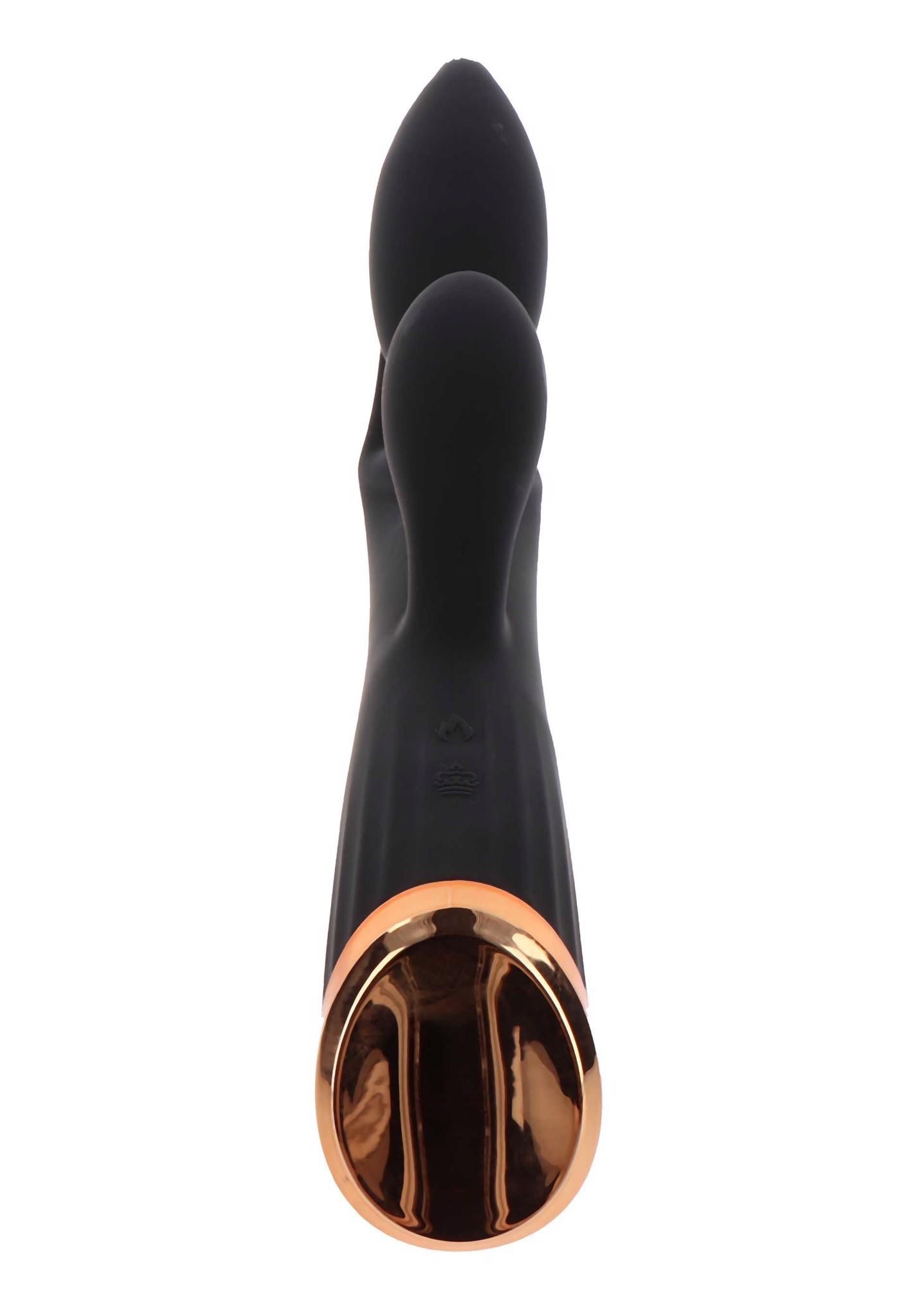 Вибратор-кролик ToyJoy Ivy Cassia Xtra Intense, 20,5 см (черный)
