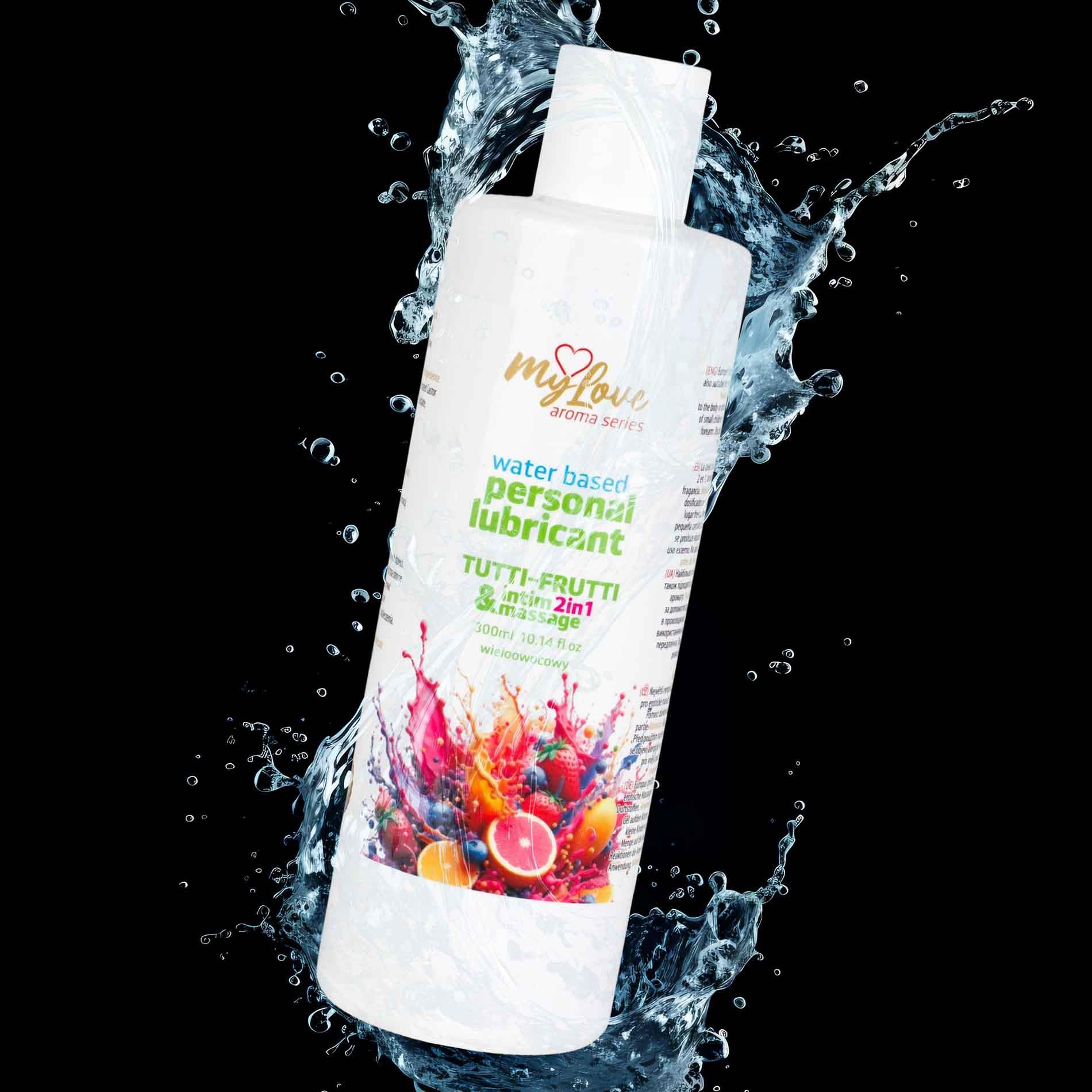 Лубрикант MyLove Aroma Series Intim&Massage 2in1 Tutti-Frutti, 300 мл
