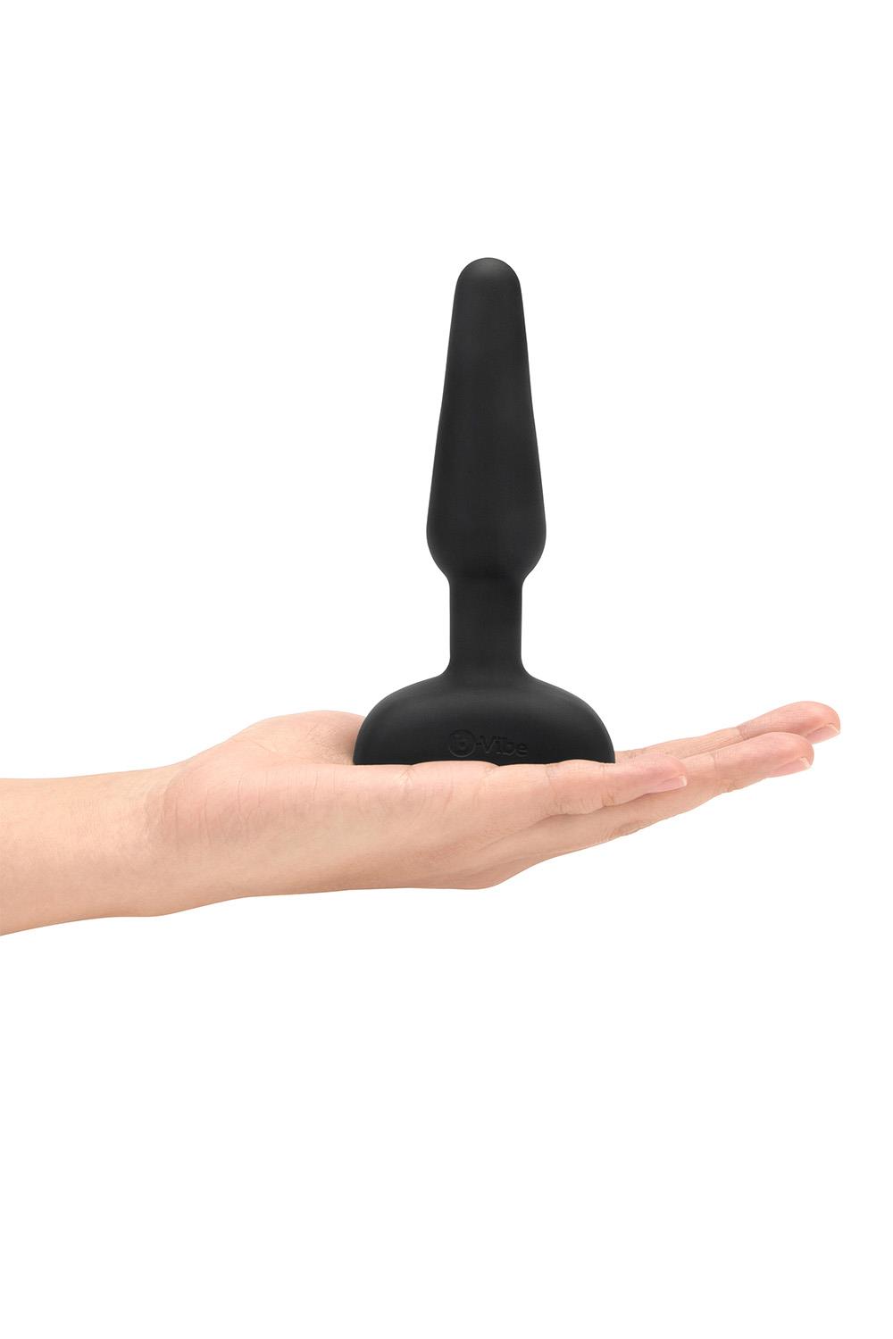 Korek analny B-Vibe Trio Plug, 13.5 cm (czarny)